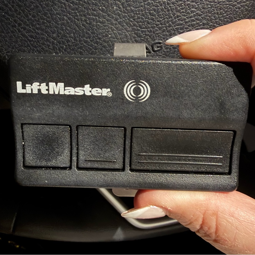 LiftMaster 373LM HBW1573 Black 3 Buttons Garage Door Opener Remote - set of 2
